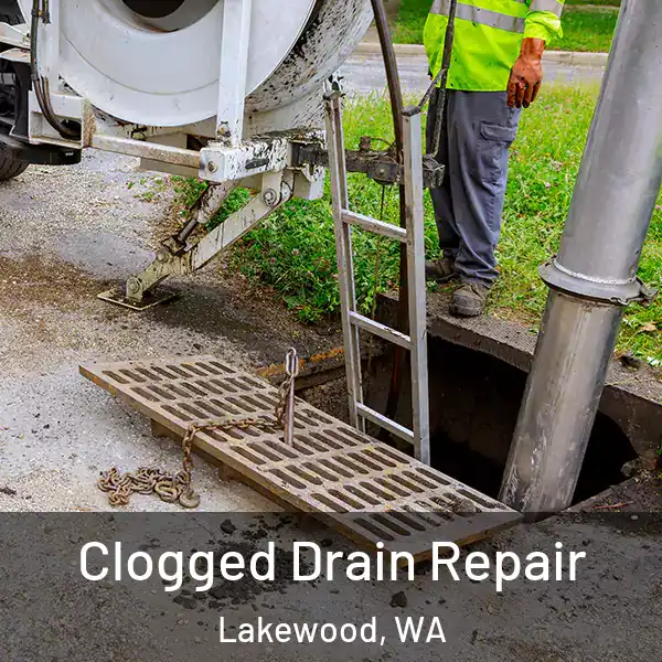  Clogged Drain Repair Lakewood, WA