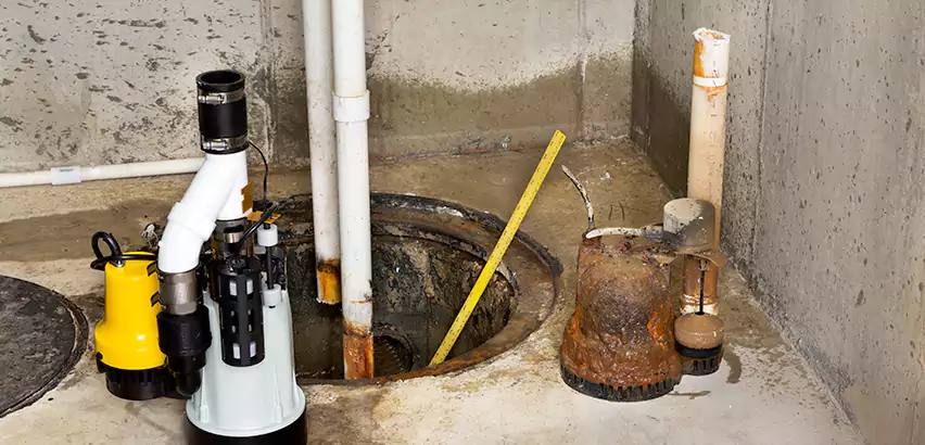 Installing Sump Pump in Finished Basement in Lakewood, WA
