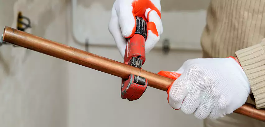 Temporary Copper Pipe Repair Lakewood, WA
