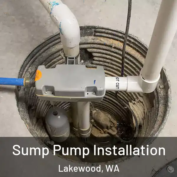  Sump Pump Installation Lakewood, WA